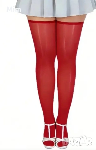  Резервирани L/2XL Черни и червени чорапи ликра , снимка 3 - Бельо - 54142253