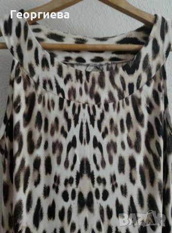 Свежа лятна рокля с леопардов десен, снимка 2 - Рокли - 30070973