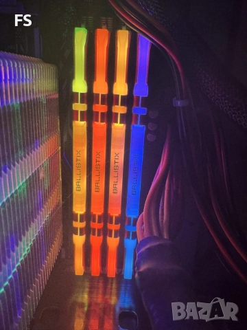 4x8=32 GB DDR4 RAM Crucial Balistics RGB, снимка 8 - RAM памет - 56247359