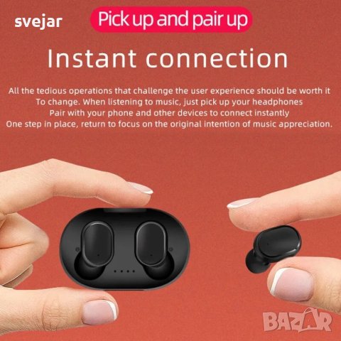 Безжични слушалки bluetooth блутут, снимка 4 - Слушалки, hands-free - 44471551