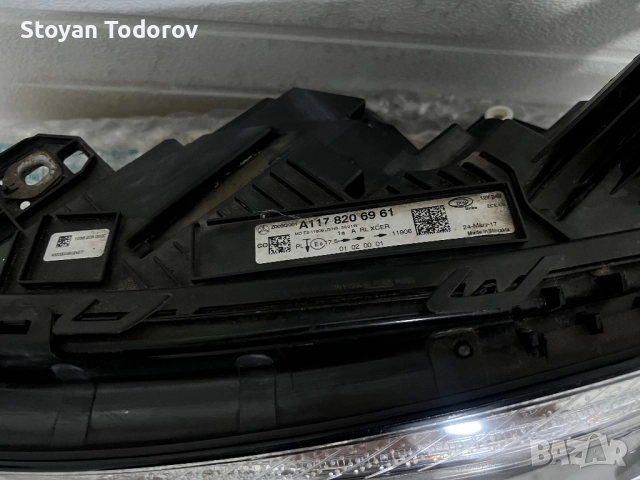 Ляв LED фар за Mercedes CLA w117, снимка 4 - Части - 52551521