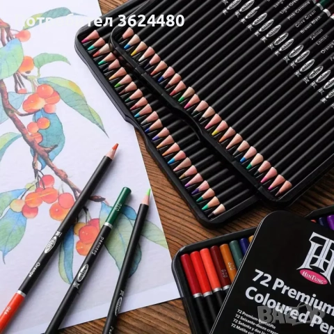 ПРОФЕСИОНАЛНИ МОЛИВИ ЗА РИСУВАНЕ С МЕК ГРАФИТ В МЕТАЛНА КУТИЯ 4823, снимка 5 - Други стоки за дома - 52643755