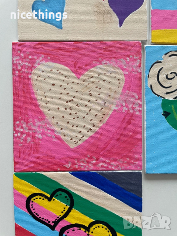 Мини картини 💗, снимка 5 - Картини - 44613514