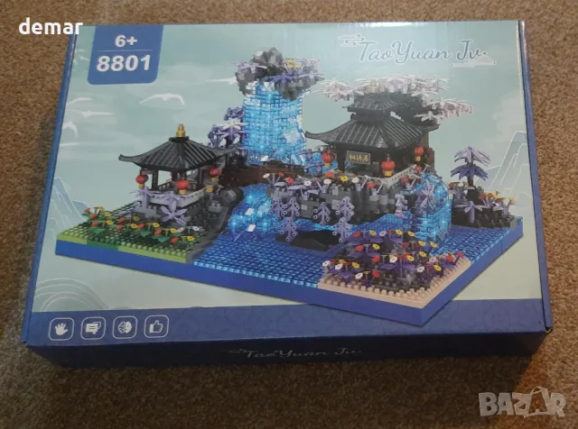 Комплект от 2400 части CAXIMSY Cherry Blossom Bonsai Tree с акрилен капак, 6+ години, снимка 8 - Образователни игри - 49334274