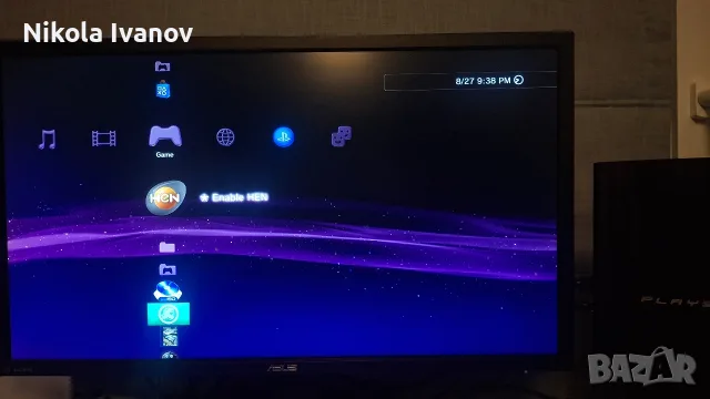 PlayStation 3 (PS3) Fat 120GB + Хак (HEN) + 2 игри и контролер, снимка 3 - PlayStation конзоли - 55839116