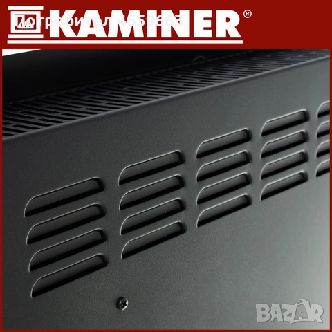 Стъклен електрически конвектор Zelva Kaminer с WiFi управление и дистанционно, 2300–2500W, снимка 5 - Отоплителни печки - 52526328