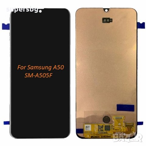 LCD Дисплей за Samsung SM-A505F Galaxy A50 + Тъч скрийн / Черен /