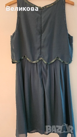 Тъмнозелена официална рокля, снимка 7 - Рокли - 52273933