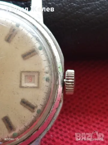 Стар механичен часовник мъжки ПОЛЕТ СССР 17 камъка за ремонт части КОЛЕКЦИЯ 48038, снимка 4 - Антикварни и старинни предмети - 50149267