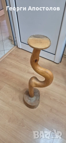 Продавам стари дървени стойки за сакции - 35 евро, снимка 2 - Антикварни и старинни предмети - 54061556