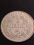 СРЕБЪРНА МОНЕТА 1 марка 1914г. Германска империя Вилхелм втори 37170, снимка 5