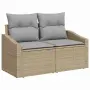 vidaXL Градински Софа Комплект 6 бр. полиратан, снимка 4