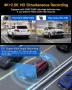 4K GPS Dash Cam 12'' Mirror Dash Cam с 64GB SD карта, снимка 4