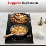 Електрически стъклокерамичен плот за вграждане AMZCHEF с 2 зони (1 двойна), 30см, снимка 9