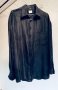 Риза кралска коприна цвят графит, снимка 6