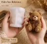 3D Пухкаво голямо едро мече силиконов молд форма фондан шоколад свещ гипс смола, снимка 2