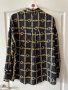 Нова черна елегантна риза златни синджири барок бароков стил , снимка 4