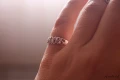 Сребърен пръстен модел R034, снимка 4