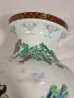 голяма порцеланова ваза с райски птици , снимка 6