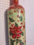 Декорирана бутилка за Нова година, снимка 2