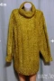 2XL Плетена златиста блуза/ туника/ рокля, снимка 4