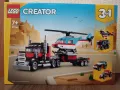 LEGO Creator 31146 - Камион с платформа и хеликоптер „3 в 1“, снимка 1