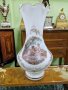 Превъзходна голяма много красива антикварна белгийска ваза Опалина , снимка 4