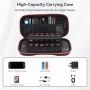 Нов Калъф за Nintendo Switch 2 твърд кейс с място за 24 игри аксесоари, снимка 3