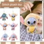 Комплект 6 броя Labubu играчка Стич – Плюшен ключодържател 18см (различни видове), снимка 5