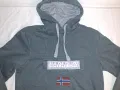 Napapijri Mens Green Burgee Winter 1 Hoodie (S) мъжки суичър , снимка 3