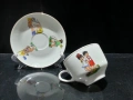 Стар български порцелан детски комплект , снимка 2