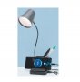 Настолна лампа Mercado Trade, 3 в 1, USB, Черен