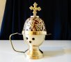 Бронзово кадило,кандило,цветен клетъчен емайл. , снимка 10