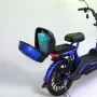 Електрическо колело-скутер EBZ 20 1200W/60V/20Ah - Синьо, снимка 4