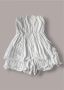 Strapless ruffled romper, снимка 1