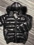 Мъжко спортно яке естествен пух Philipp Plein черно, снимка 1 - Якета - 31167363