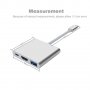 USB-C хъб Thunderbolt 3 адаптер USB C към HDMI съвместим 4K докинг станция PD зареждане за MacBook, снимка 3