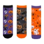 Halloween / Хелоуин чорапи в черно, оранжево и лилаво – 3 чифта_1252956, снимка 1
