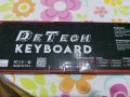 Клавиатура DeTech DE6082,USB, кирилизирана нова