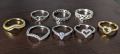 Нови сребърни пръстени , снимка 1 - Пръстени - 44714406