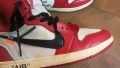 Off-White × Nike Air Jordan 1 Retro High The Ten "Chicago" AA3834-101 Размер EUR 44/UK 9 41-14-S, снимка 8