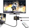 GANA 4K, 3D HDMI сплитер, 5 в 1 с IR дистанционно, снимка 4