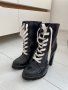 Дамски боти на ток, снимка 1 - Дамски обувки на ток - 42753581