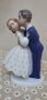 Винтидж B&G Bing Grondahl Дания Първа целувка Порцеланова статуетка 2162