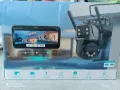 Смарт WiFi Външна камера, 8 MP, ДВОЙНА КАМЕРА, 360 ГРАДУСА, SD КАРТА,МИКРОФОН, ВИСОКОГОВОРИТЕЛ, снимка 1