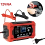 Зарядно за акумулатор, 6A, 12V, LCD дисплей, снимка 4