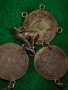 3 СТАРИ СРЕБЪРНИ МОНЕТИ от ГРИВНА със СРЕБЪРЕН КОЗИРОГ ФИГУРКА ТАЛЕР СРЕБРО МАЙСТОРКА РАБОТА 26331, снимка 5