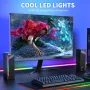 Компютърни високоговорители EnjoyNest, RGB високоговорители, USB захранване, 3,5 mm Aux, снимка 4