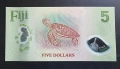 Фиджи. 5 долара. 2025 гадина. UNC.  Полимер., снимка 2