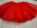 Детска пола от тюл , тип пачка , снежинка, снимка 4